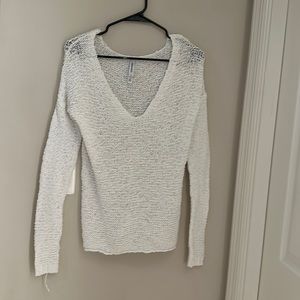 Light white beach sweater!